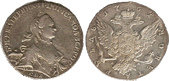 Рубль. 1762г.